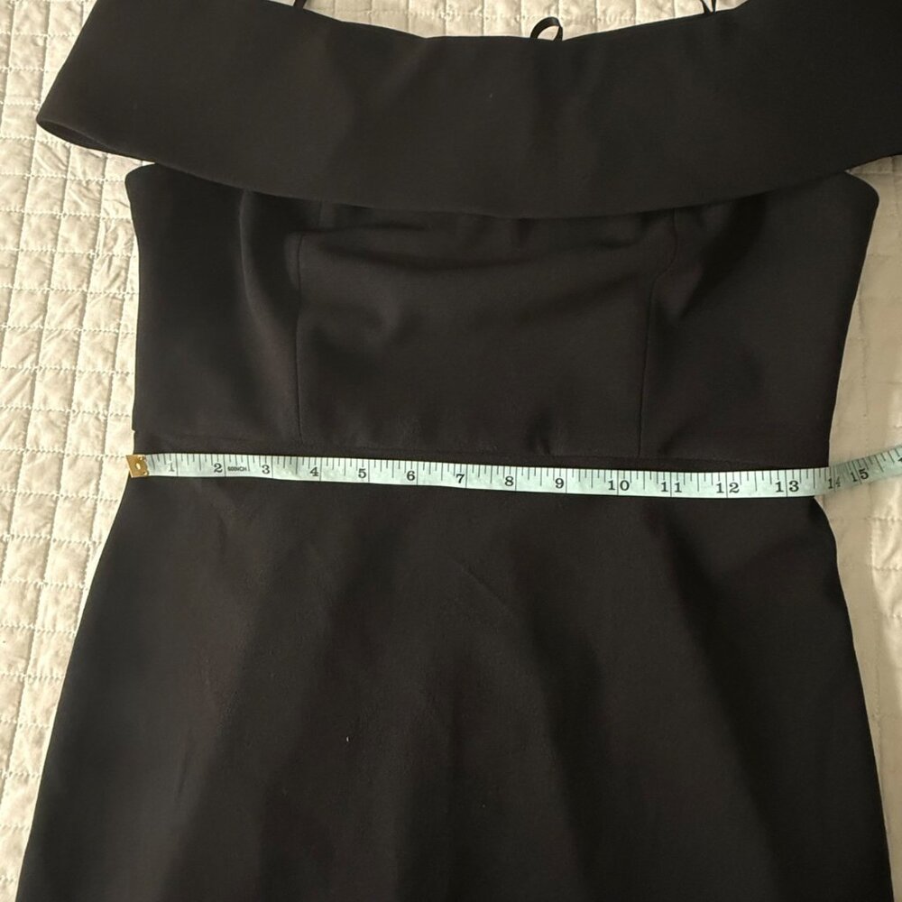 Calvin Klein Womens Black Off-Shoulder Sheath Dress 4P - Picture 9 of 10